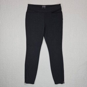 adidas Women's Ultimate Adistar Heathered Ankle Pants Size S Black Stretch Golf